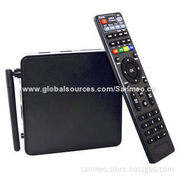 Android Dual-core TV Box, 512-1GB RAM/4-32GB ROM, Wi-Fi, HDMI+OTG+TF, Supports Virtual Keyboard
